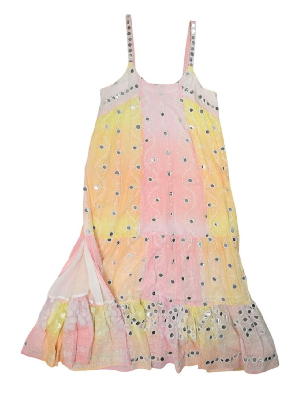 Juliet Dunn Sunset Long Dress in Multi